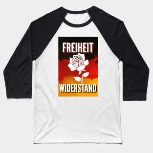 Freiheit und Widerstand Baseball T-Shirt